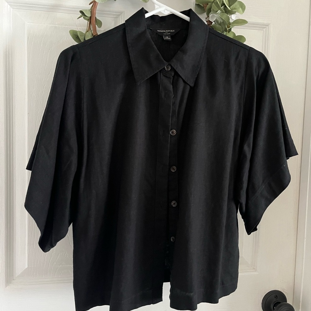 Banana Republic Black Blouse